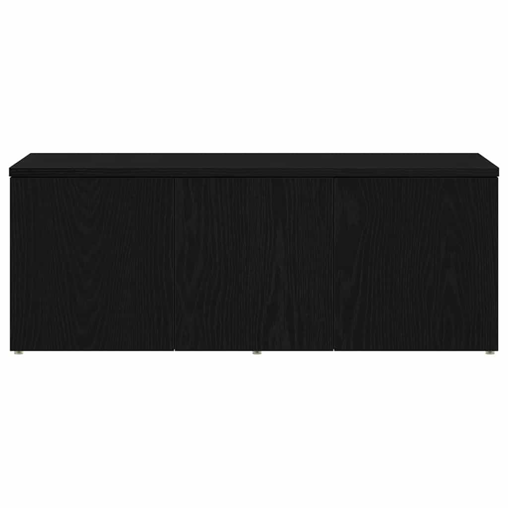 TV-Schränk Schwarz Eichen-Optik 80x34x30 cm Holzwerkstoff