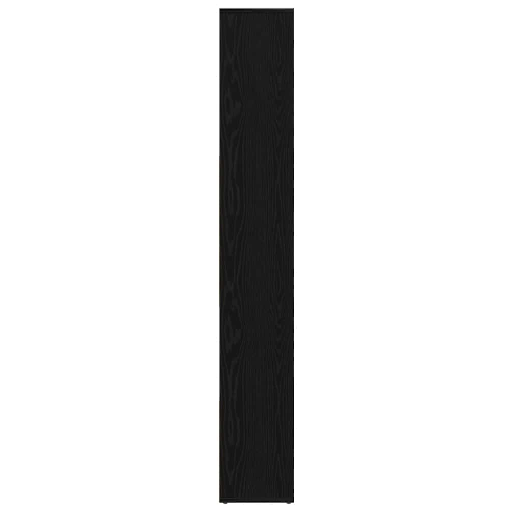Bücherregal Schwarz Eichen-Optik 67x24x161 cm Holzwerkstoff