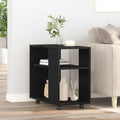 Beistelltisch Schwarze Eiche 70 x 35 x 60 cm Holzwerkstoff
