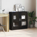 Bücherregal Schwarz Eichen-Optik 82,5 x 30,5 x 80 cm