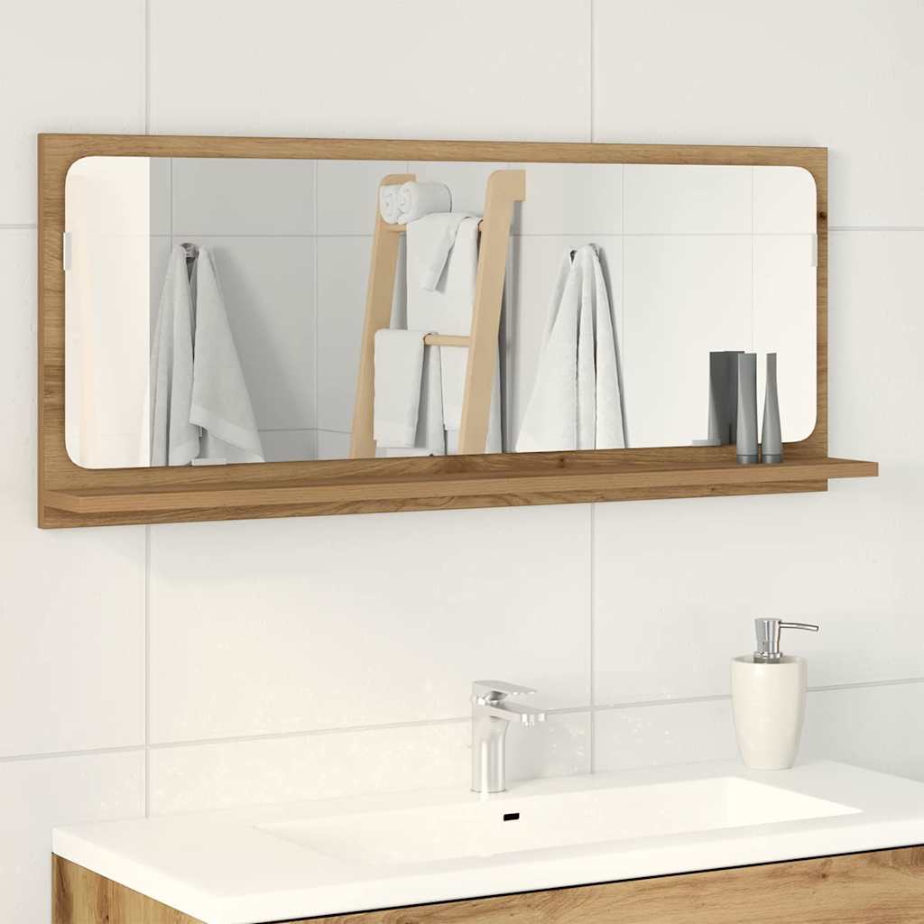Spiegelablage Artisan-Eiche 90 x 10,5 x 37 cm Holzwerkstoff