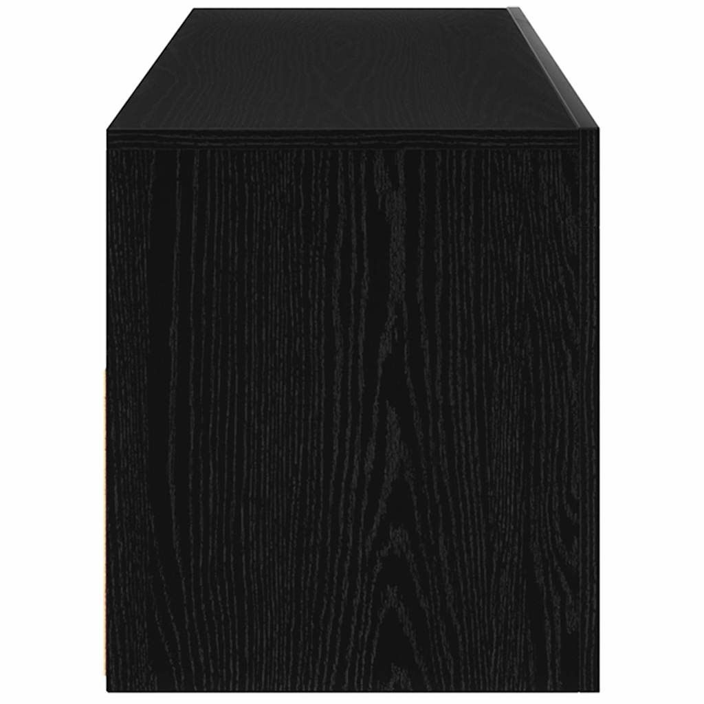 TV-Schränk mit LED 2 pcs Schwarz Eichen-Optik 75 x 35 x 40 cm