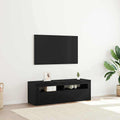 TV-Schränk Schwarz Eichen-Optik 120 x 35 x 40 cm Holzwerkstoff
