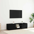 TV-Schränk Schwarz Eichen-Optik 140 x 38,5 x 36 cm