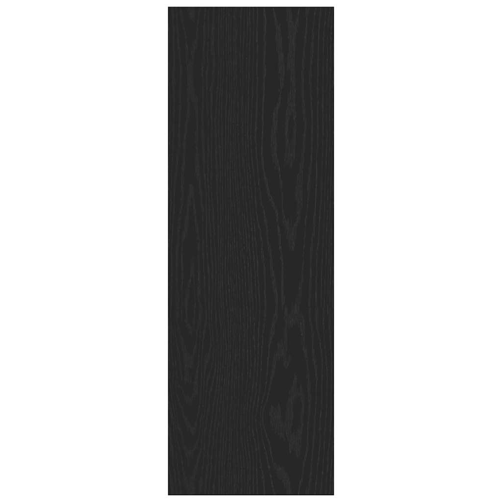 Wand-TV-Schrank 2 pcs Schwarz Eichen-Optik 30,5 x 28,5 x 90 cm