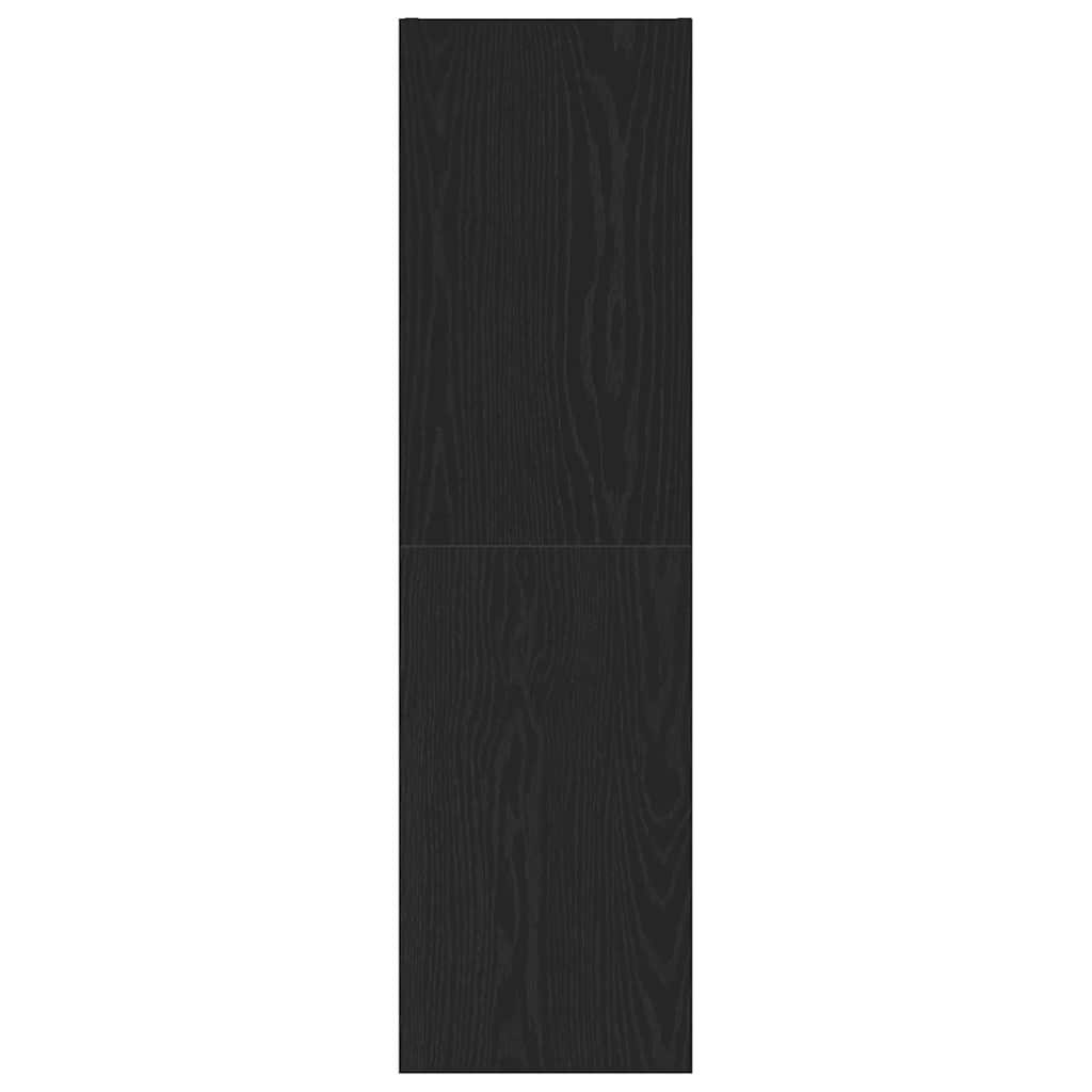 Wand-TV-Schrank Schwarz Eichen-Optik 30,5 x 30 x 110 cm