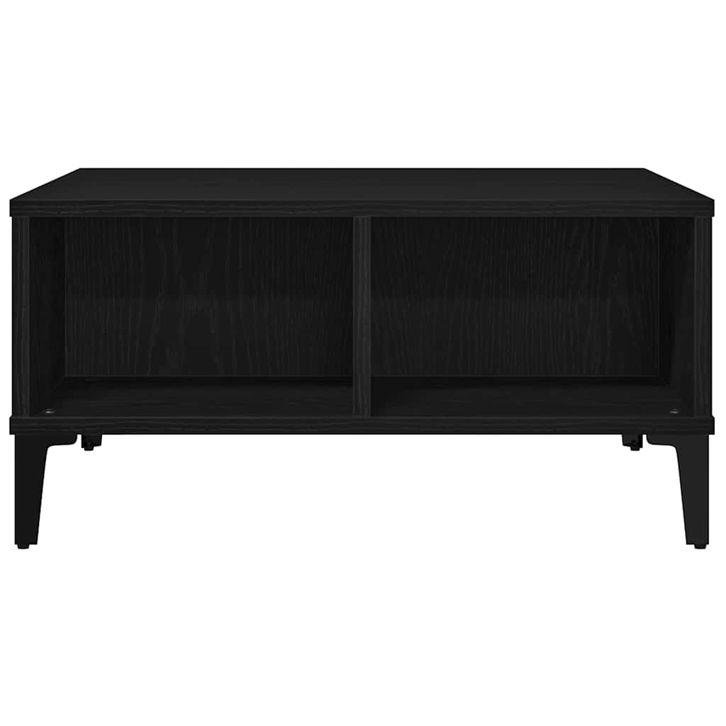 Couchtisch Schwarz Eichen-Optik 60 x 60 x 30 cm