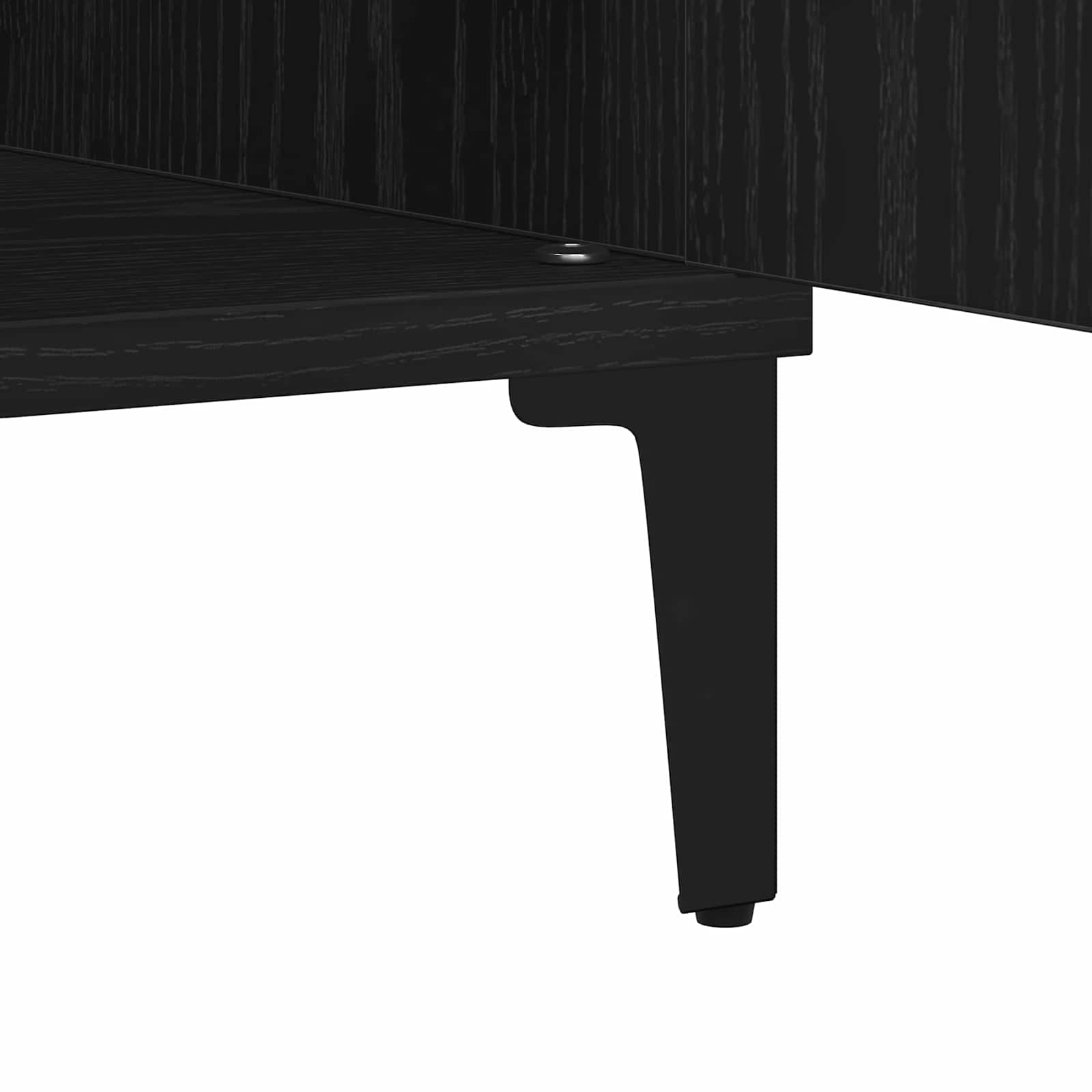 Sideboard Schwarz Eichen-Optik 60 x 35 x 70 cm Holzwerkstoff