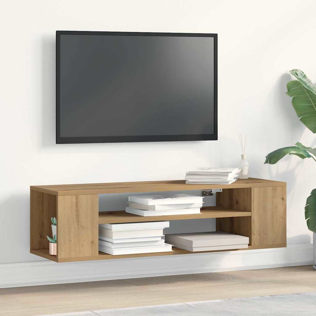TV-Schränk Artisan-Eiche 100 x 30 x 26,5 cm Holzwerkstoff