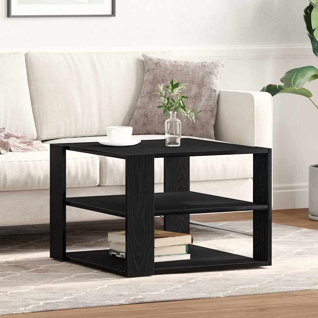 Couchtisch Schwarze Eiche 58 x 58 x 40 cm Holzwerkstoff