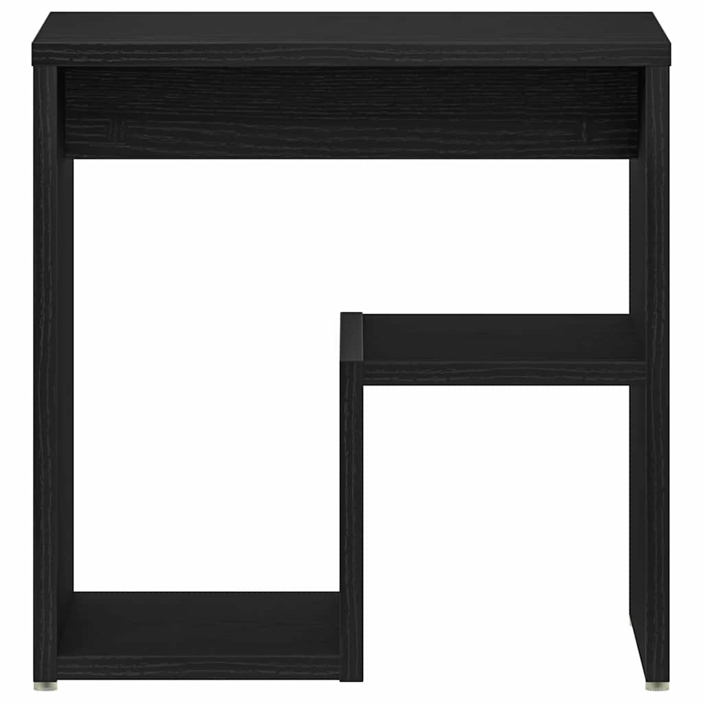 Nachttisch 2 pcs Schwarz Eichen-Optik 40 x 30 x 40 cm