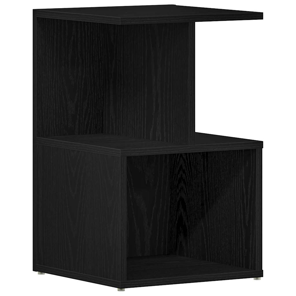 Nachttisch Schwarz Eichen-Optik 35 x 35 x 55 cm Holzwerkstoff