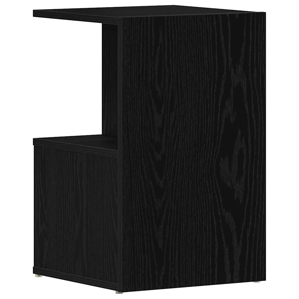 Nachttisch Schwarz Eichen-Optik 35 x 35 x 55 cm Holzwerkstoff