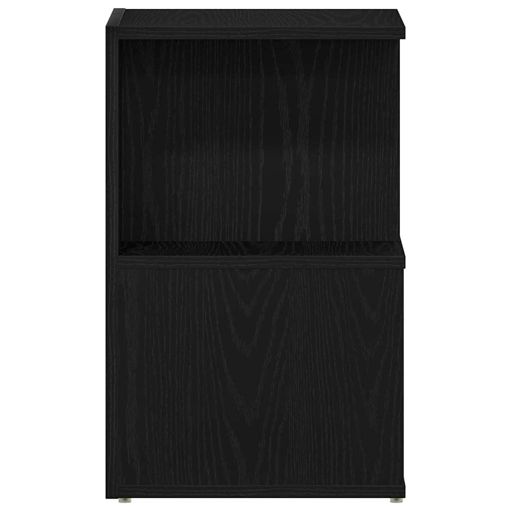 Nachttisch Schwarz Eichen-Optik 35 x 35 x 55 cm Holzwerkstoff