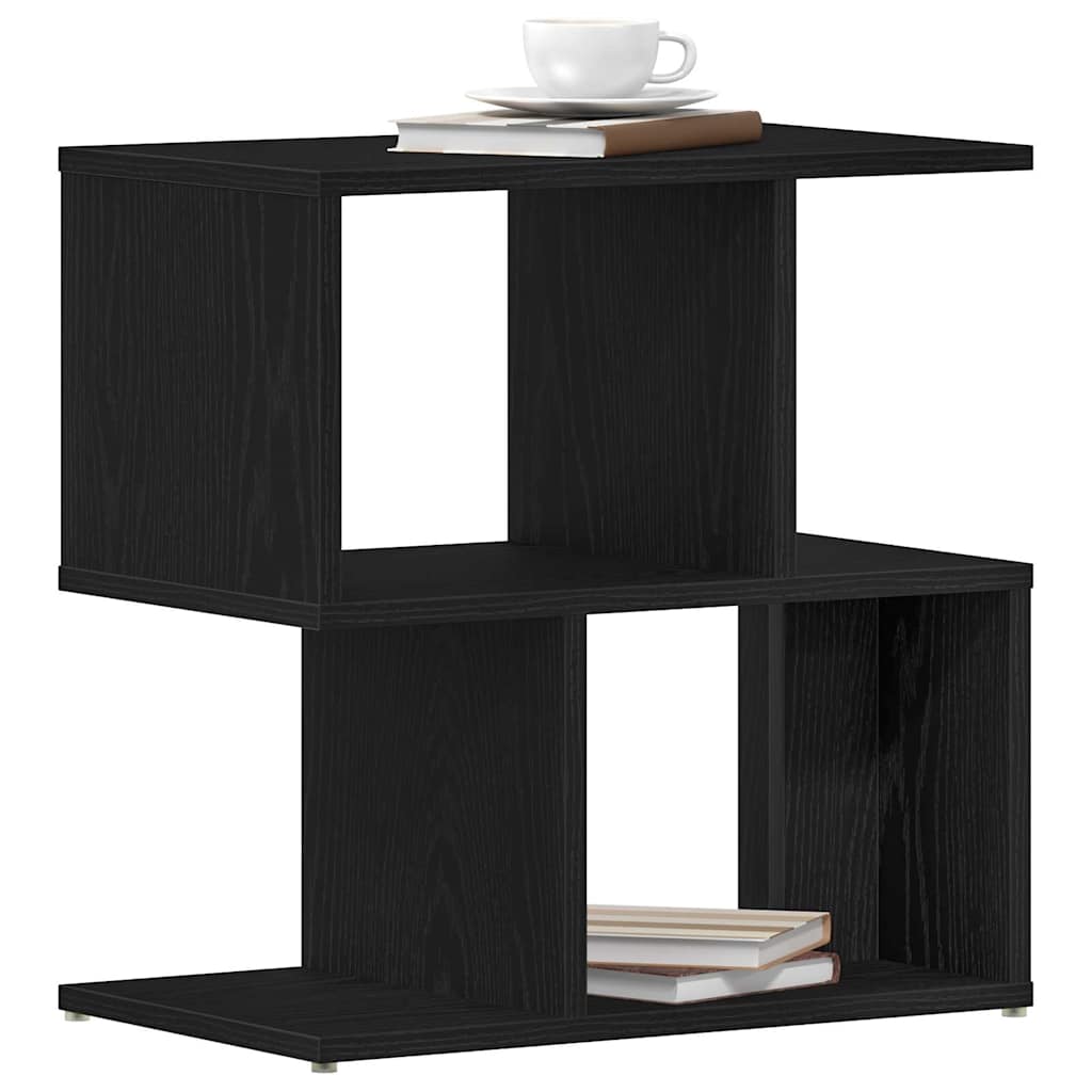 Nachttisch Schwarz Eichen-Optik 50 x 30 x 51,5 cm Holzwerkstoff