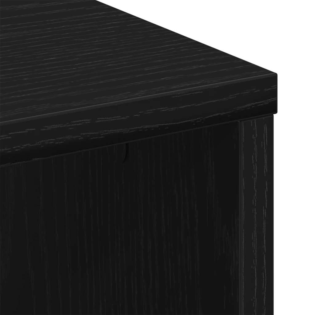 Couchtisch Schwarz Eichen-Optik 100 x 50 x 40 cm Holzwerkstoff