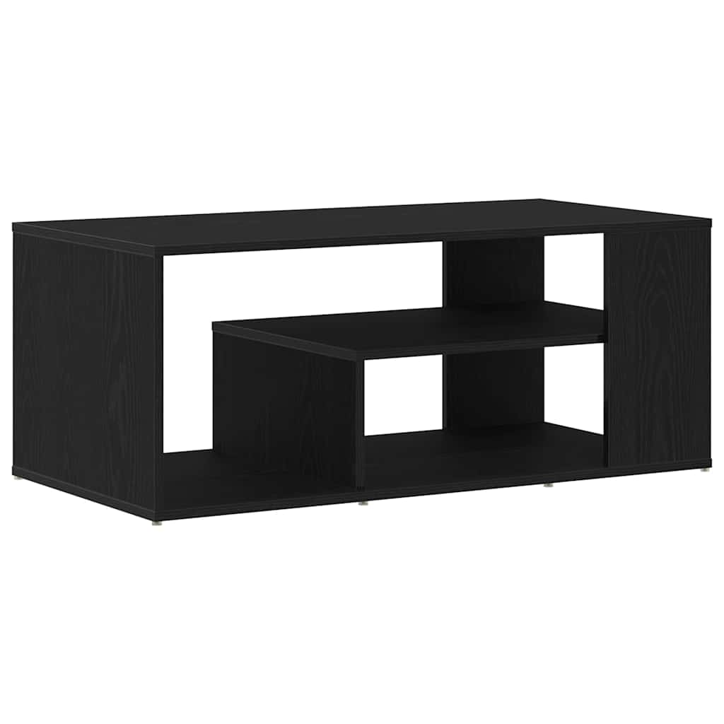 Couchtisch Schwarz Eichen-Optik 100 x 50 x 40 cm Holzwerkstoff