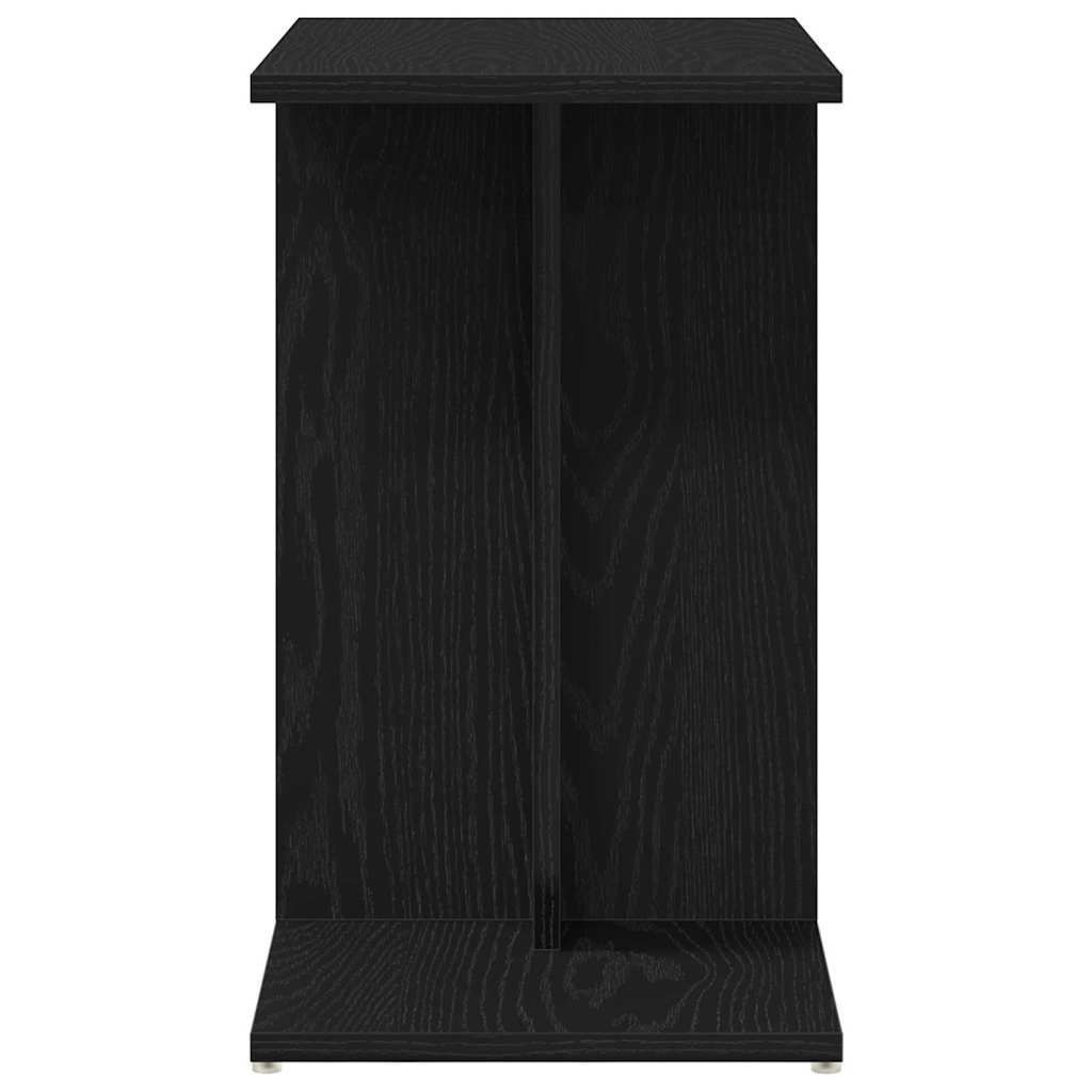Beistelltisch Schwarz Eichen-Optik 50 x 30 x 50 cm