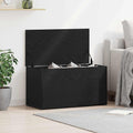 Aufbewahrungsbox Schwarz Eichen-Optik 84 x 42 x 46 cm