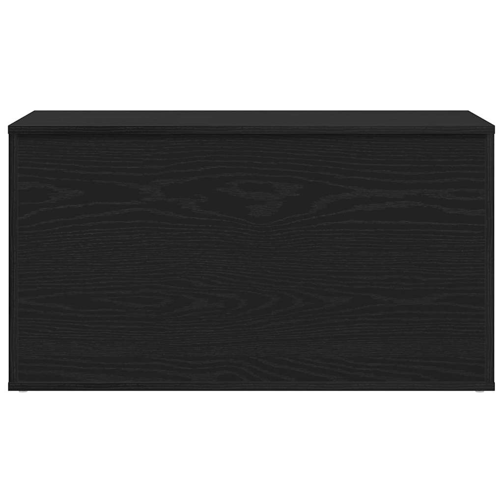 Aufbewahrungsbox Schwarz Eichen-Optik 84 x 42 x 46 cm