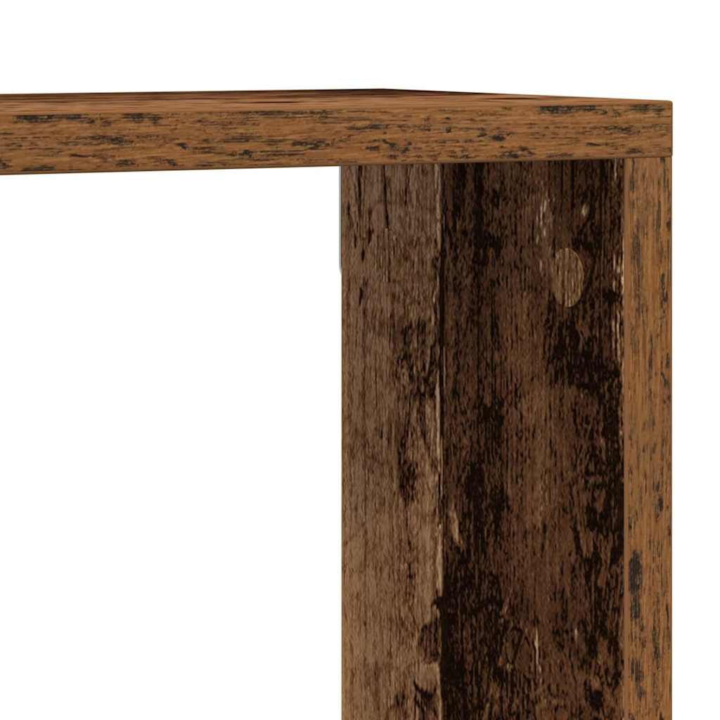 Wandregale 2 pcs Altholz 80 x 15 x 26 cm Holzwerkstoff