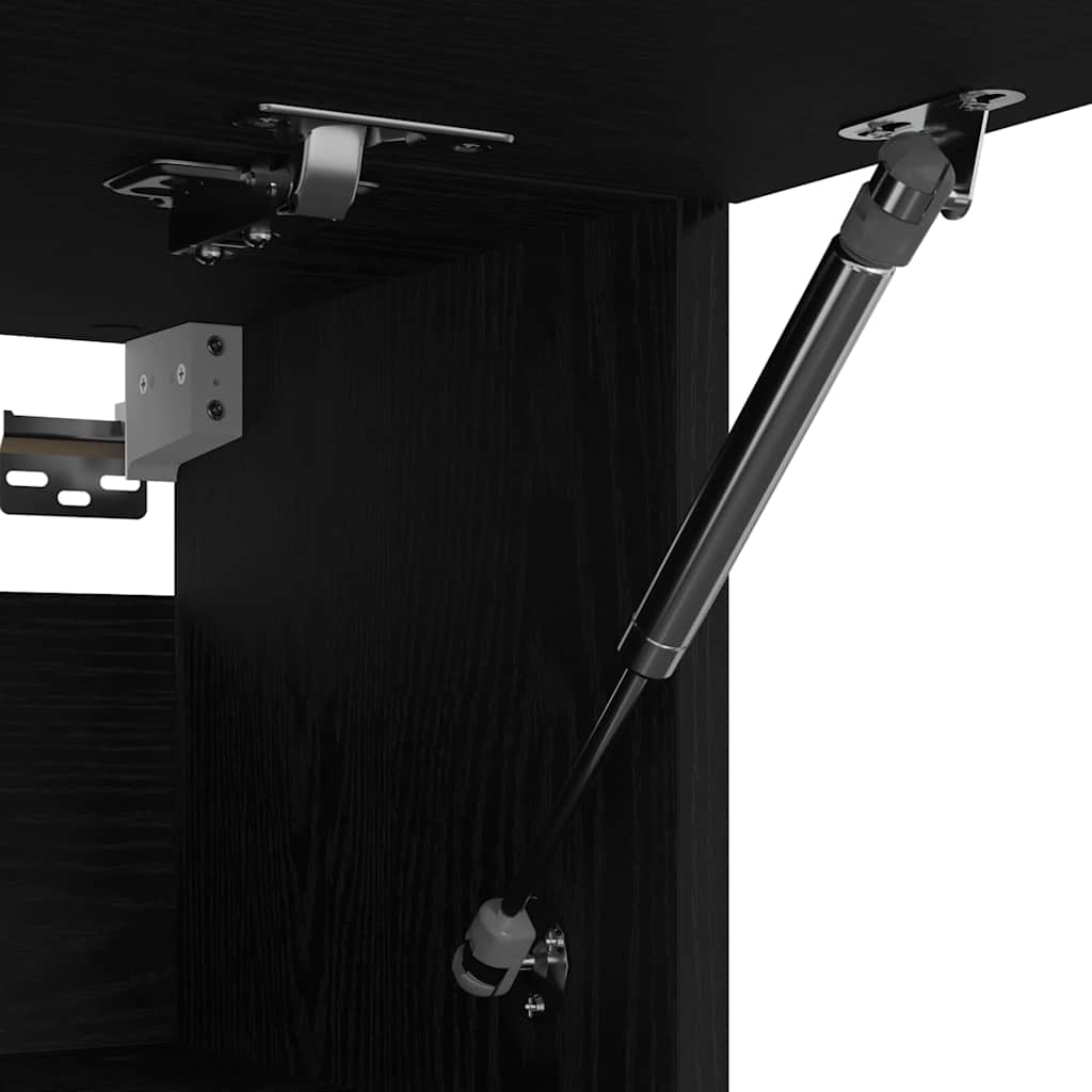 Kleiderschrank Schwarz Eichen-Optik 100 x 32,5 x 35 cm