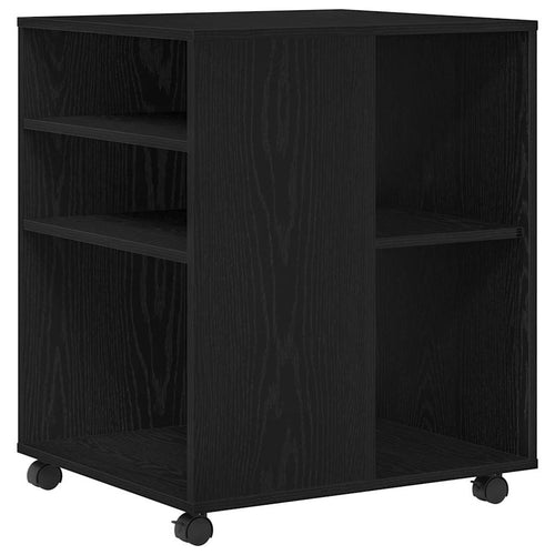 Aufbewahrungsschrank Schwarz Eichen-Optik 60 x 53 x 72,5 cm