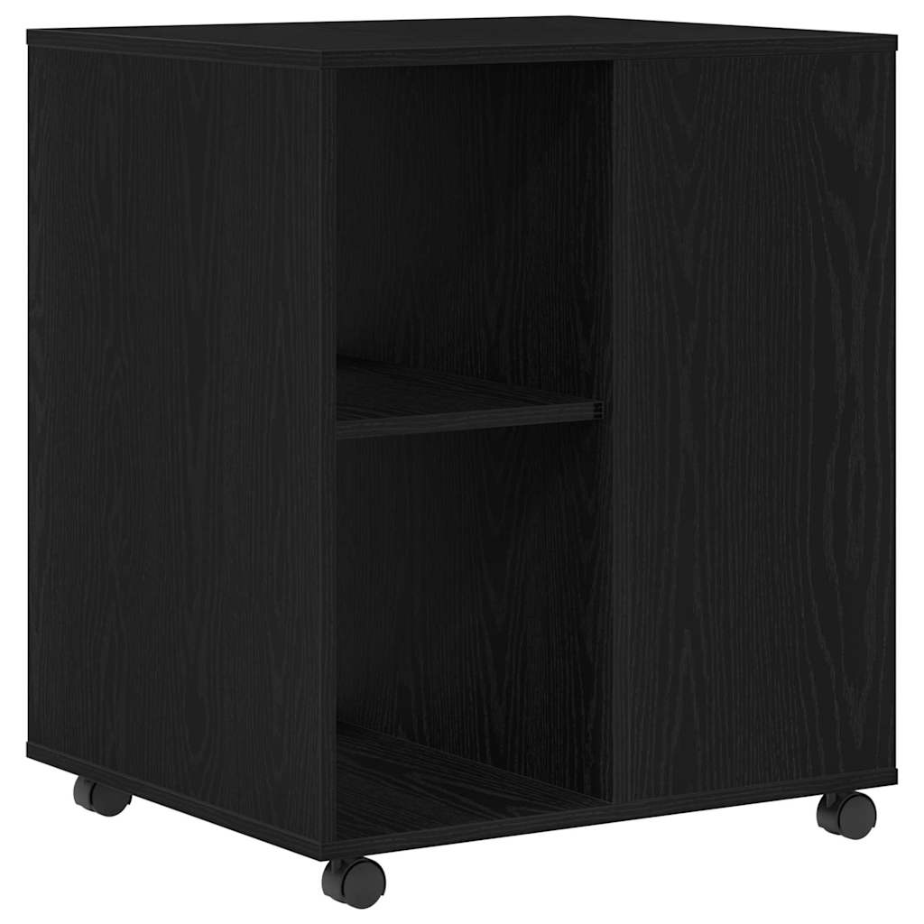 Aufbewahrungsschrank Schwarz Eichen-Optik 60 x 53 x 72,5 cm