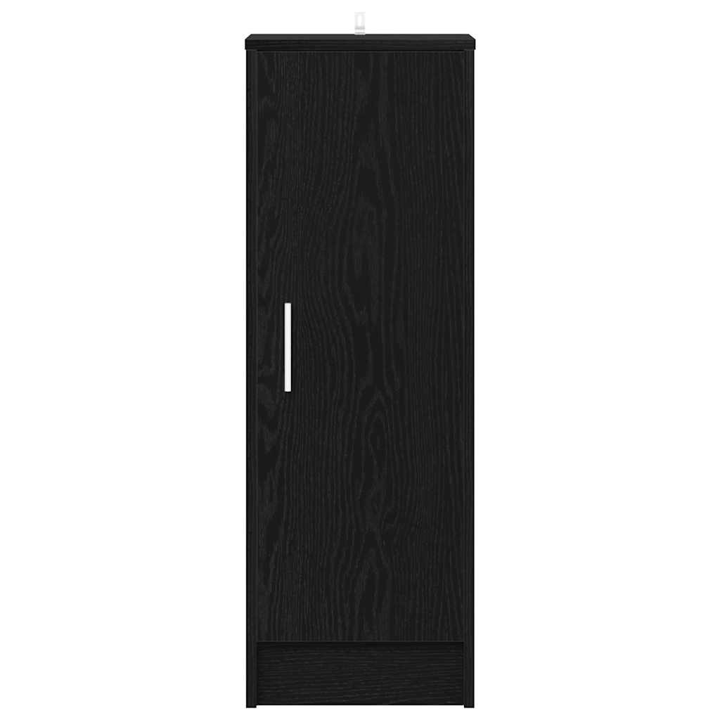 Schuhschrank Schwarz Eichen-Optik 32 x 35 x 92 cm Holzwerkstoff