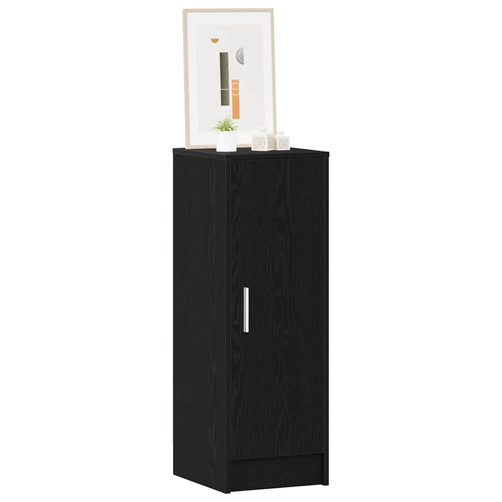 Schuhschrank Schwarz Eichen-Optik 32 x 35 x 92 cm Holzwerkstoff