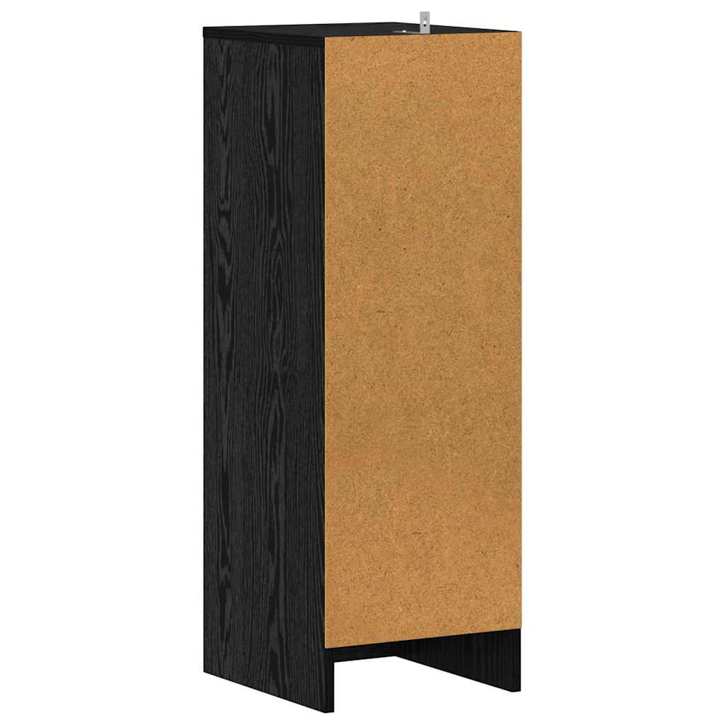 Schuhschrank Schwarz Eichen-Optik 32 x 35 x 90 cm Holzwerkstoff