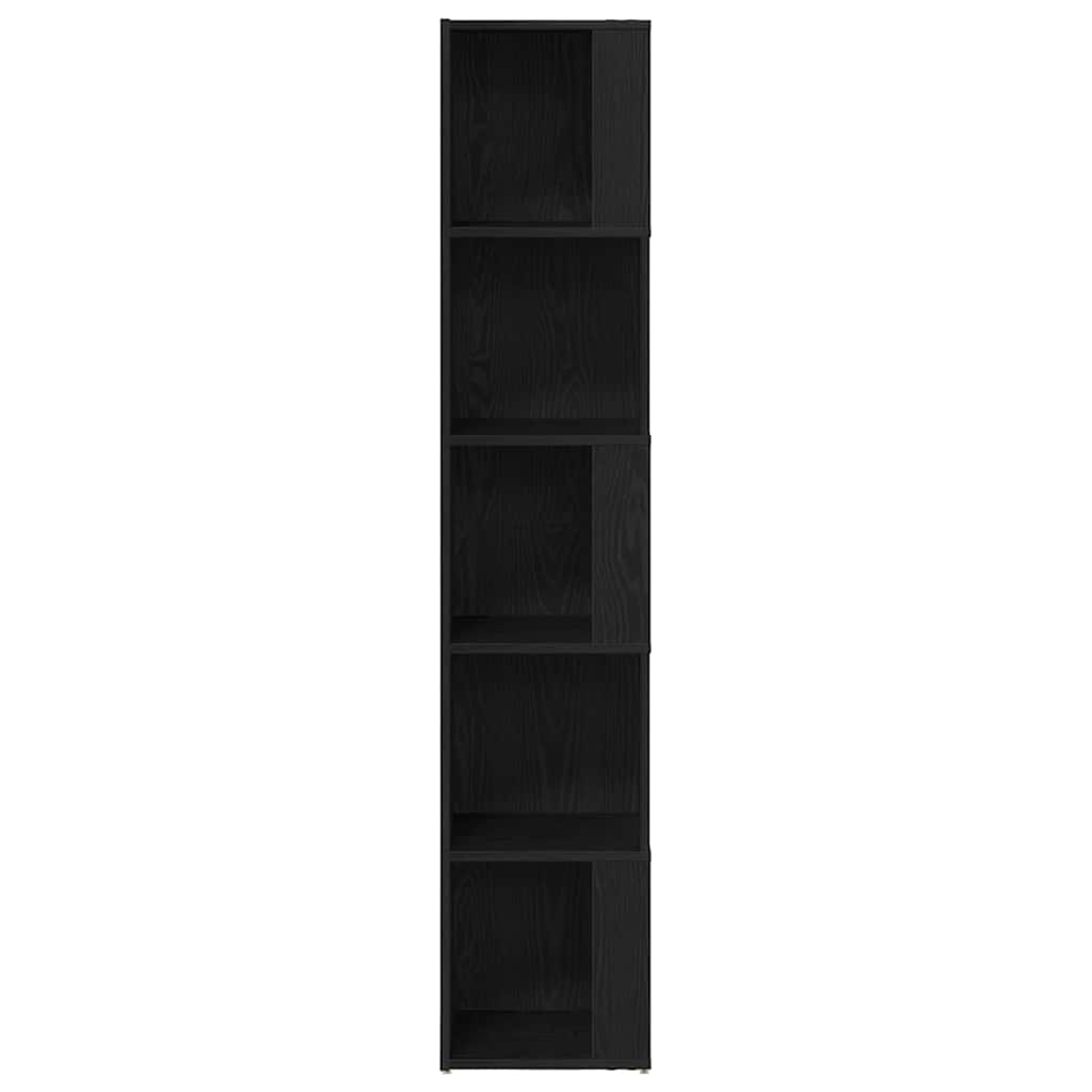 Eckregale Schwarz Eichen-Optik 33 x 33 x 164,5 cm Holzwerkstoff