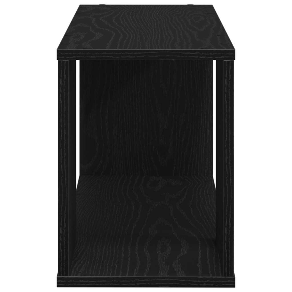 TV-Schrankset Wandmontiert Schwarz Eichen-Optik 80 x 24 x 32 cm