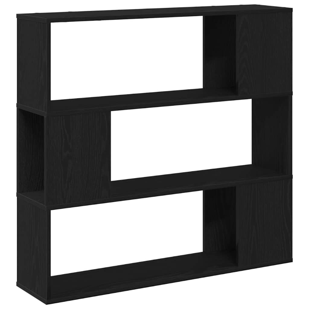 TV-Schrankset Schwarz Eichen-Optik 100 x 24 x 94 cm