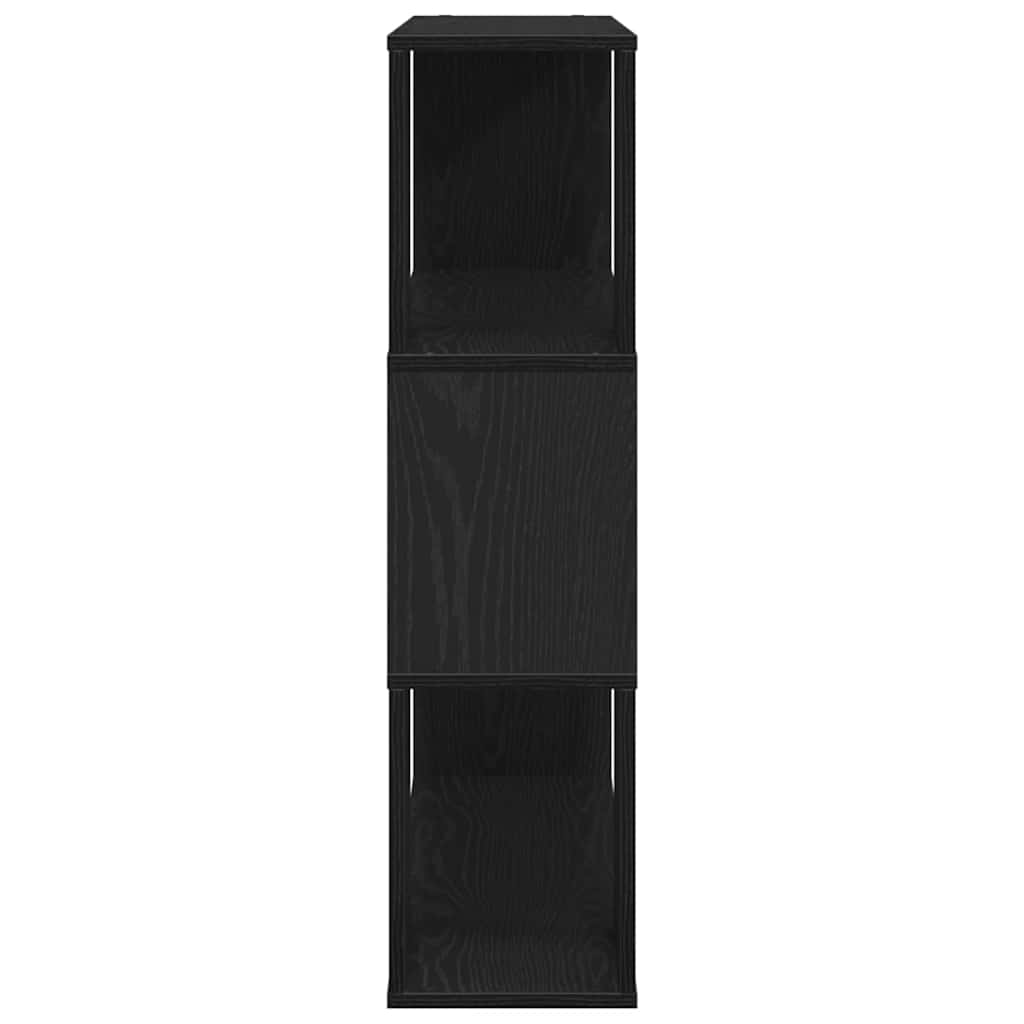 TV-Schrankset Schwarz Eichen-Optik 100 x 24 x 94 cm