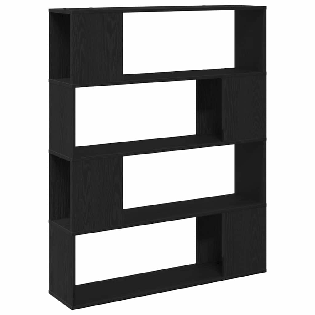 TV-Schrankset Schwarz Eichen-Optik 100 x 24 x 124,5 cm