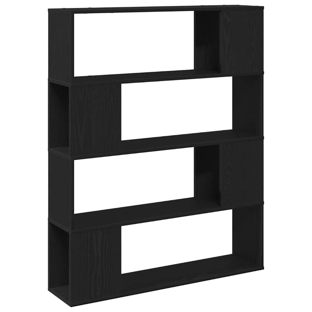 TV-Schrankset Schwarz Eichen-Optik 100 x 24 x 124,5 cm