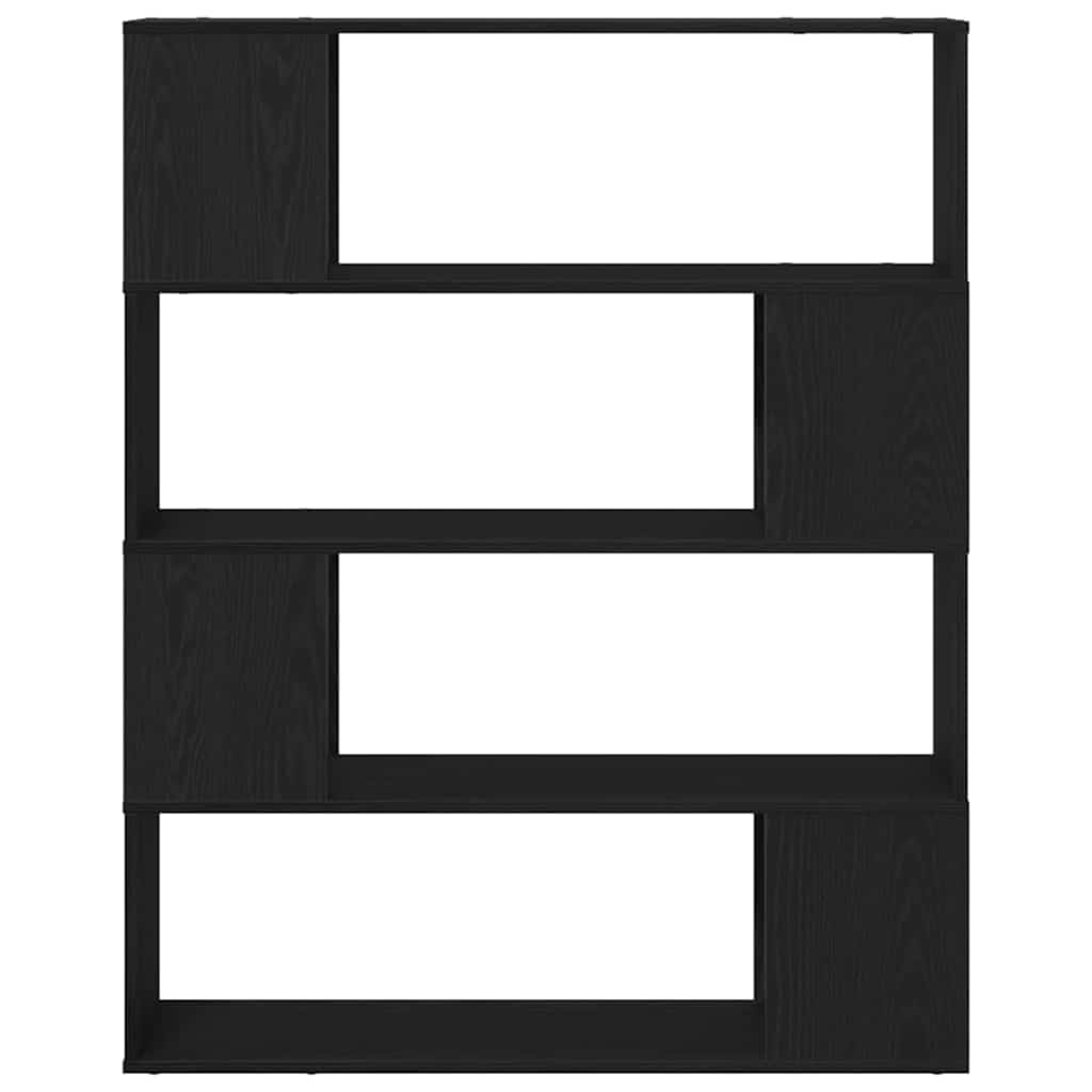 TV-Schrankset Schwarz Eichen-Optik 100 x 24 x 124,5 cm