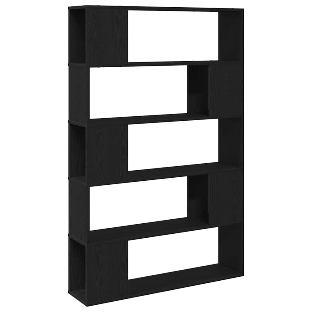 TV-Schrankset Schwarz Eichen-Optik 100 x 24 x 155 cm