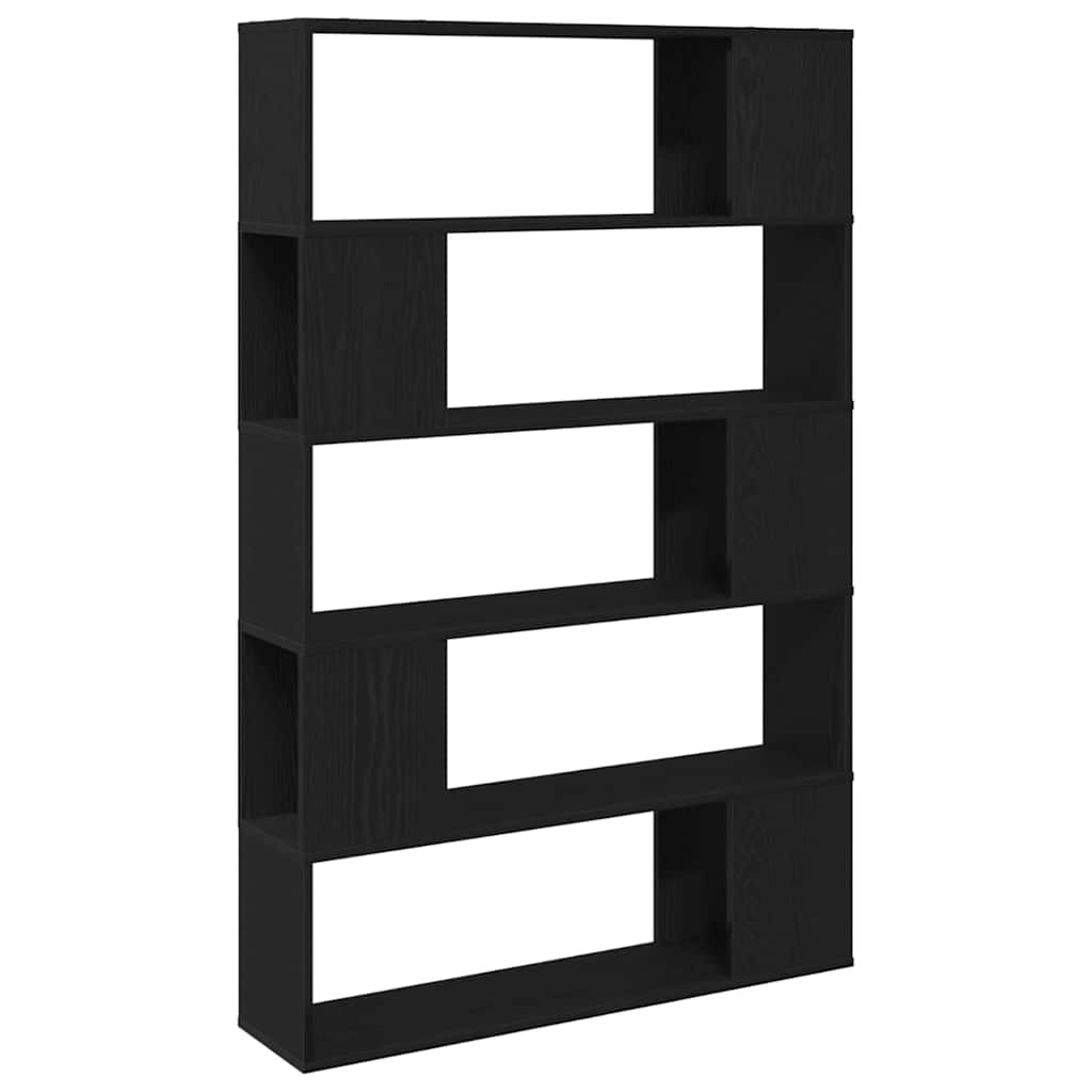 TV-Schrankset Schwarz Eichen-Optik 100 x 24 x 155 cm