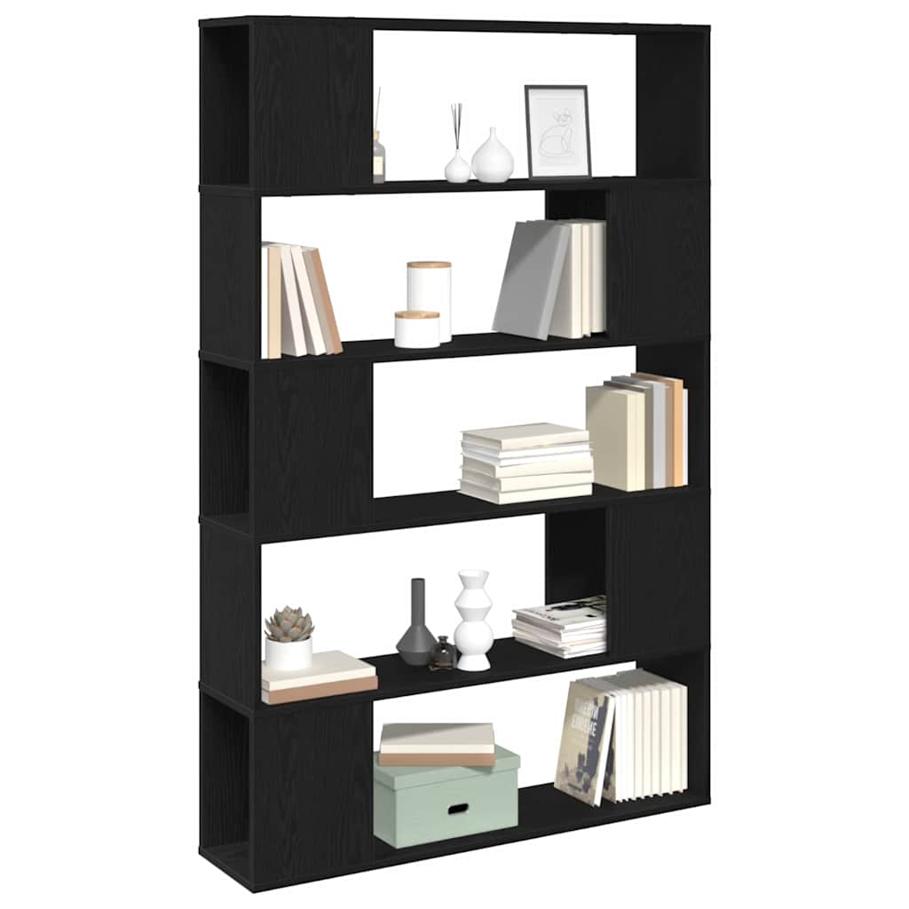 TV-Schrankset Schwarz Eichen-Optik 100 x 24 x 155 cm