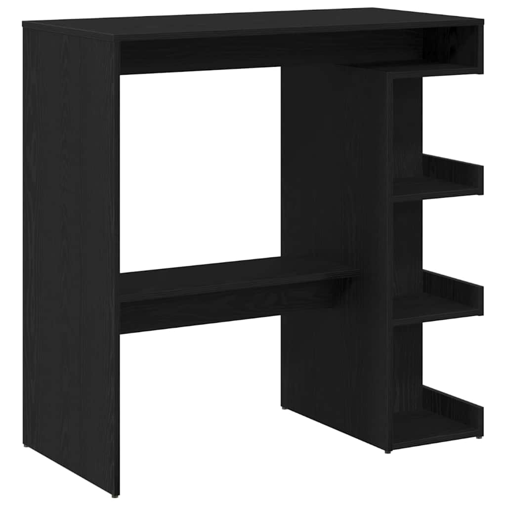 Bartisch Schwarz Eichen-Optik 100 x 48 x 101,5 cm Holzwerkstoff