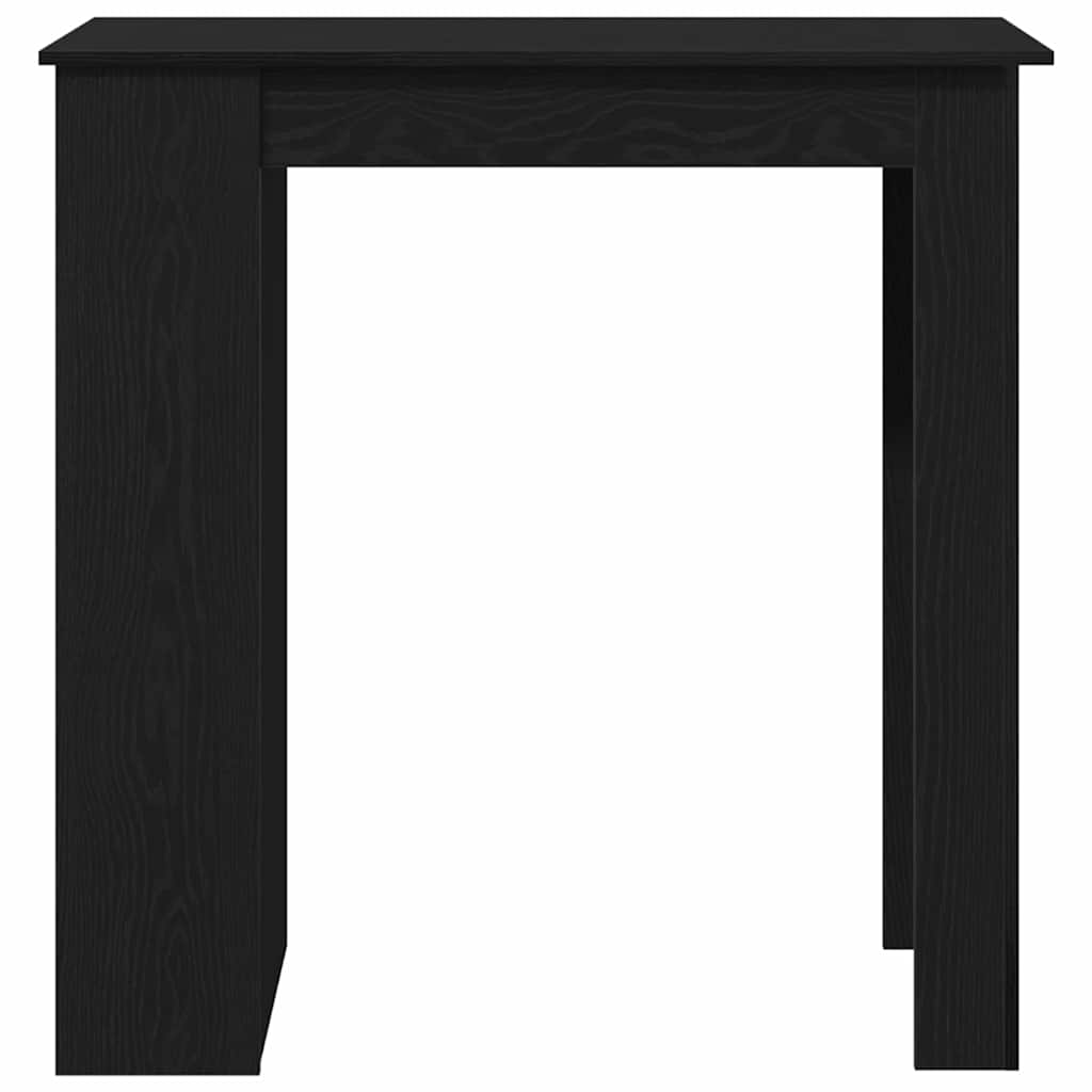 Bartisch Schwarz Eichen-Optik 102 x 50 x 103,5 cm Holzwerkstoff