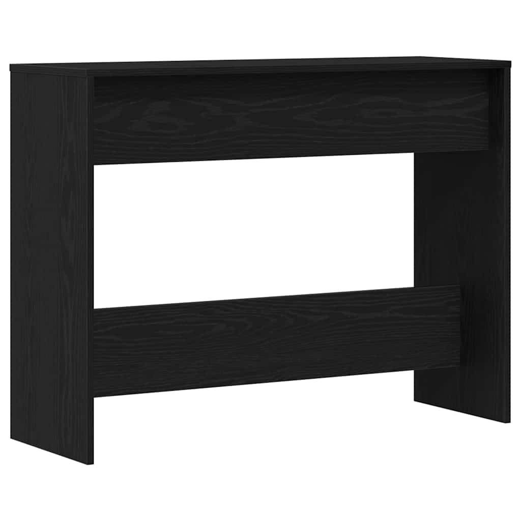Konsolentisch Schwarz Eichen-Optik 100 x 35 x 76,5 cm