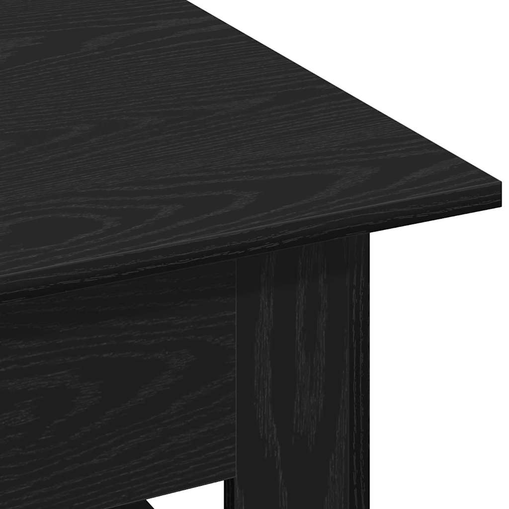 Couchtisch Schwarz Eichen-Optik 102 x 55 x 42 cm Holzwerkstoff
