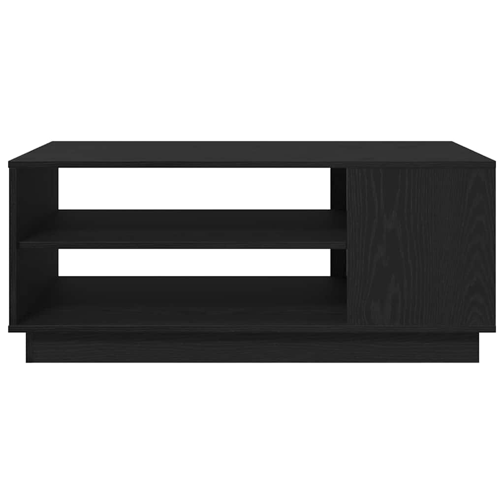 Couchtisch Schwarz Eichen-Optik 102 x 55 x 43 cm Holzwerkstoff