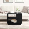 Couchtisch Schwarz Eichen-Optik 55 x 55 x 42 cm Holzwerkstoff