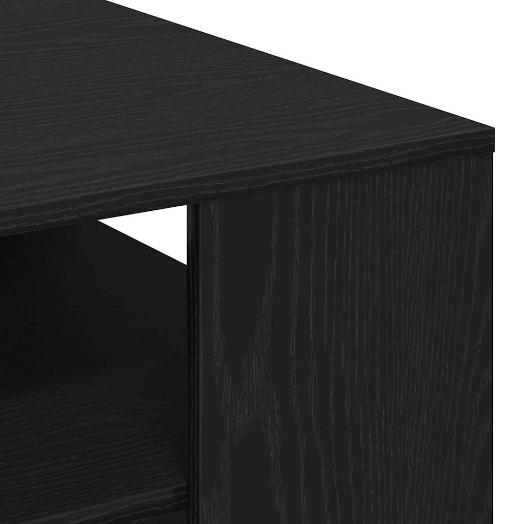 Couchtisch Schwarz Eichen-Optik 40 x 40 x 43 cm Holzwerkstoff