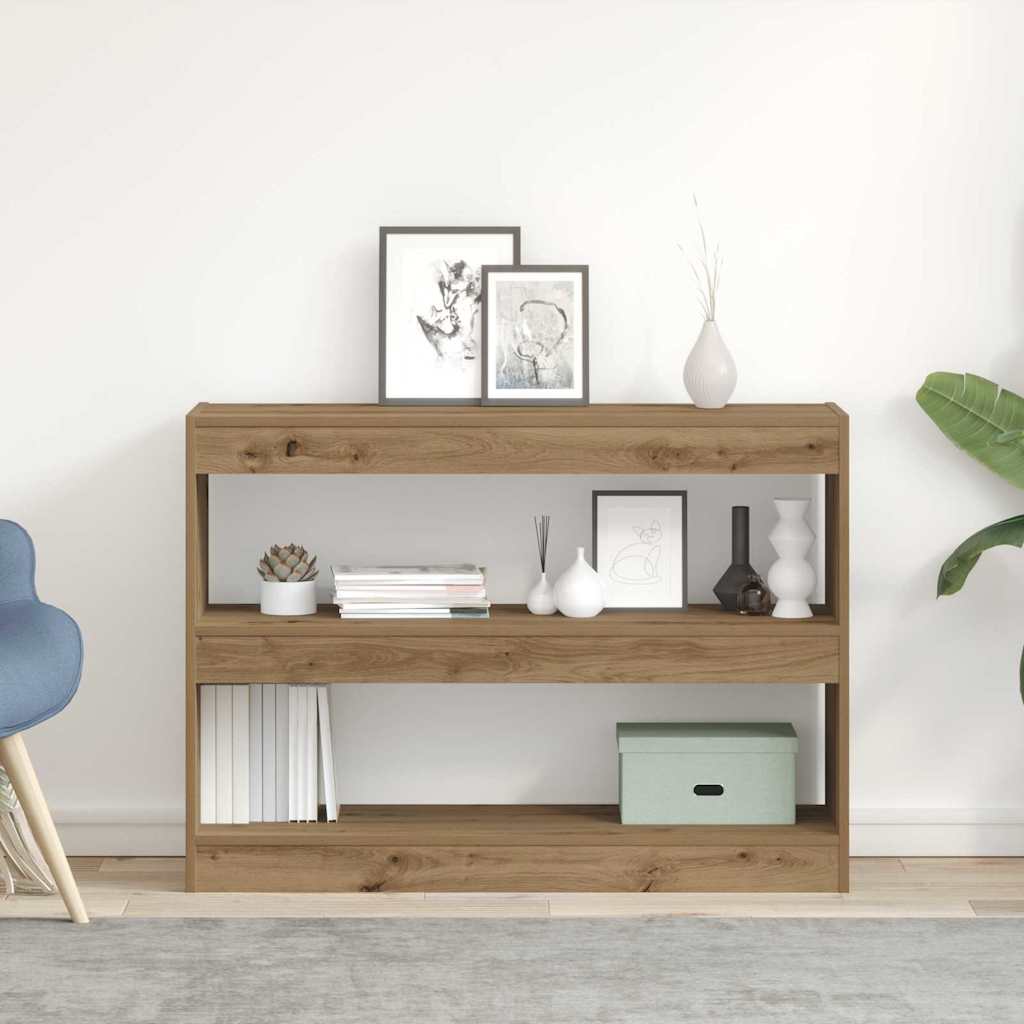 Bücherregal Artisan-Eiche 100 x 30 x 72 cm Holzwerkstoff