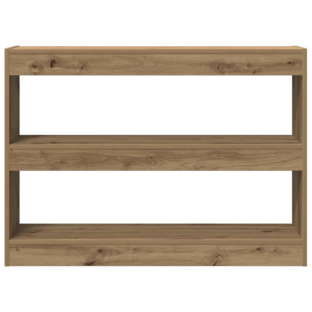 Bücherregal Artisan-Eiche 100 x 30 x 72 cm Holzwerkstoff